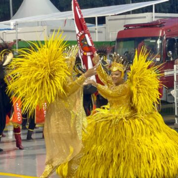 Sol de João Pessoa ilumina desfile da ‘Dragões’ em São Paulo