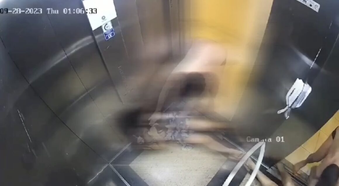 Advogado é flagrado agredindo mulher no elevador
