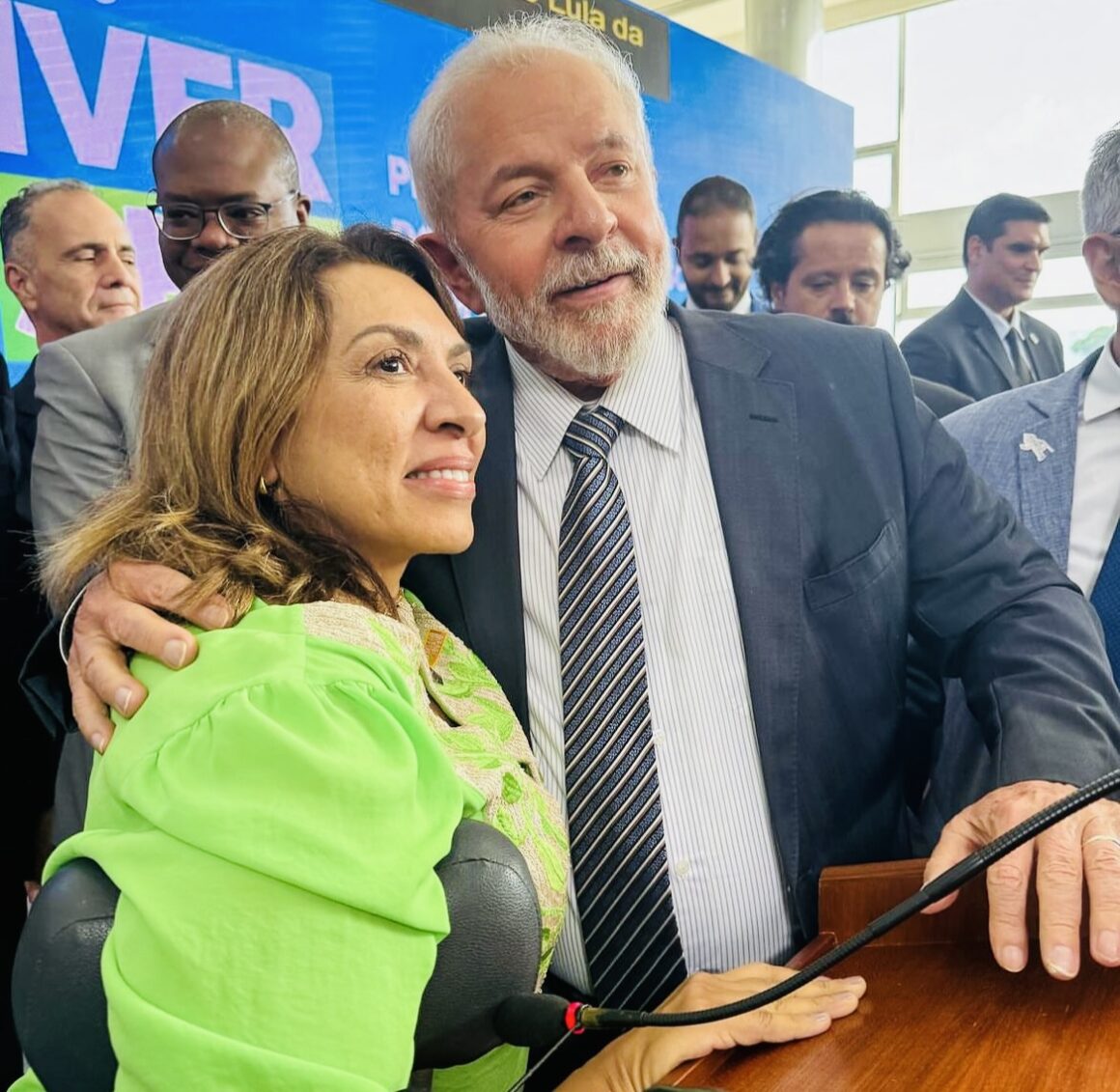 Cida aproveita evento para “vender o peixe” a Lula