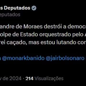 Perfil da Câmara é hackeado e publica ataques a Moraes