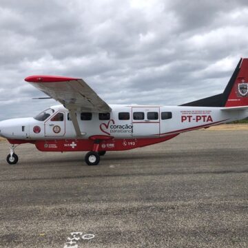 Resgate aéreo da PB transporta paciente do Piauí a Patos