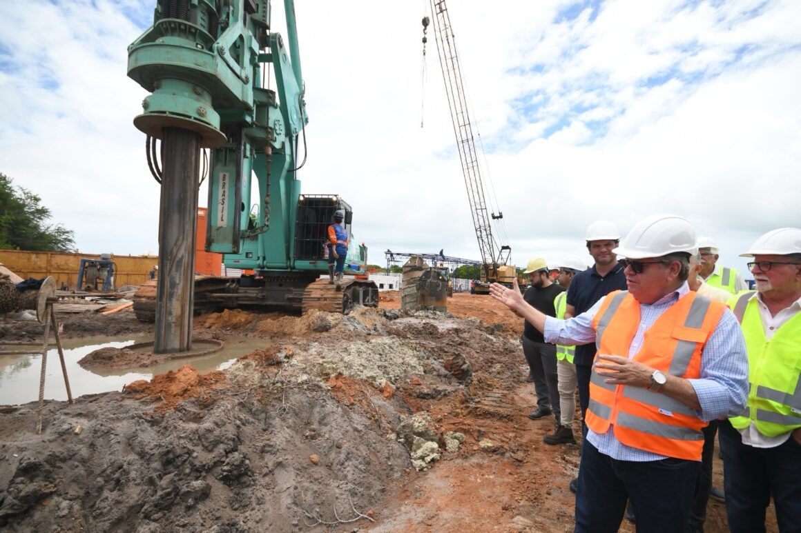 Empresa inicia fase estrutural de obra da Ponte do Futuro