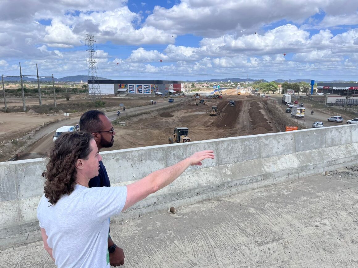 Em Campina: viaduto da duplicação da BR-230 deve ter fluxo liberado no São João