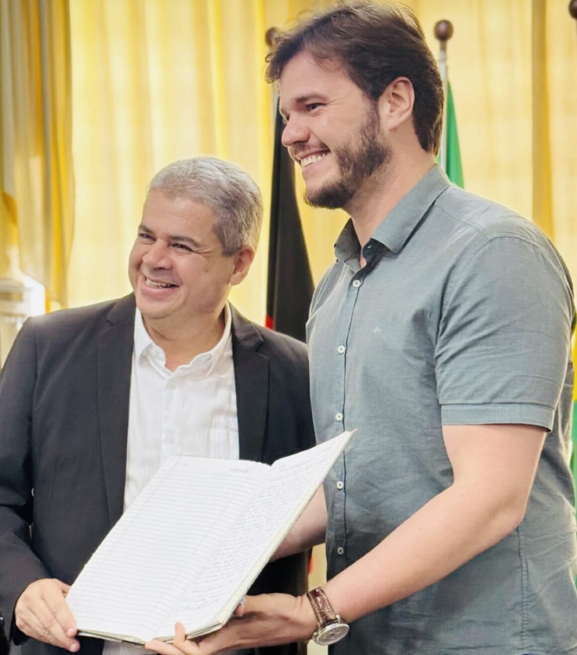 Bruno Cunha Lima transmite o cargo a Alcindor Villarim