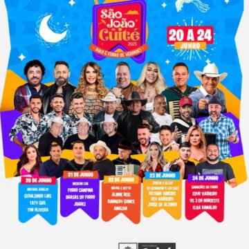 São João de Cuité inicia nesta sexta com Geraldinho Lins, Taty Girl e Tom Oliveira