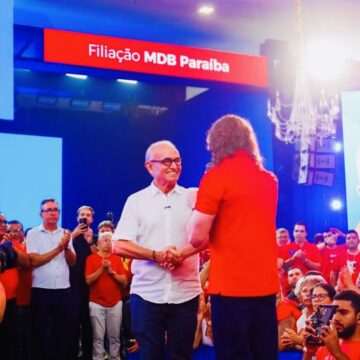 Cícero chega ao MDB, mas chamou a atenção a ausência da “base” de apoio