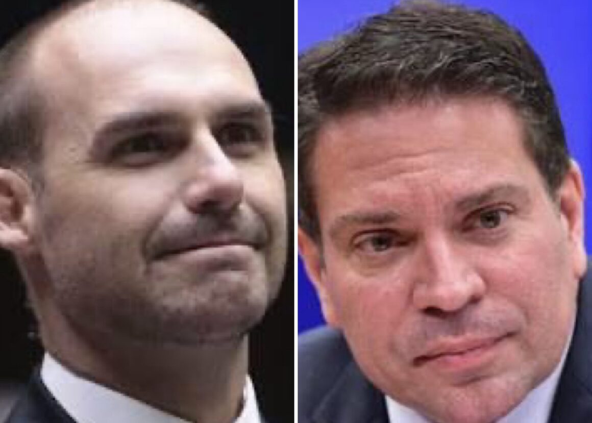 Hugo Motta cassa mandatos de Ramagem e Eduardo Bolsonaro