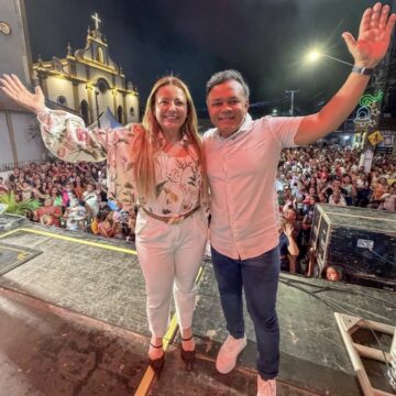 Prefeita e vice celebram sucesso da festa do padroeiro de Bayeux