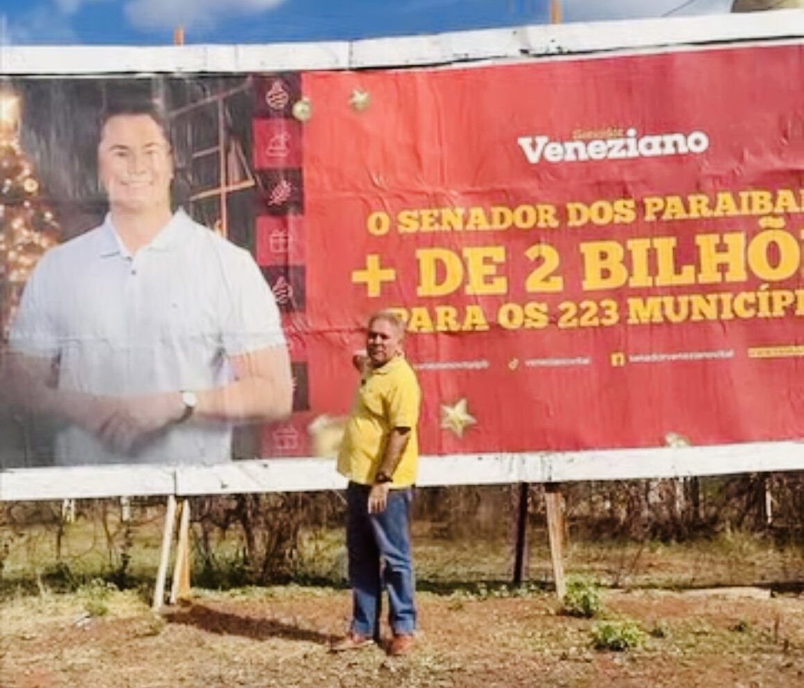 Ao criticar outdoor, Queiroga mostrou que Veneziano reclama de “barriga cheia”