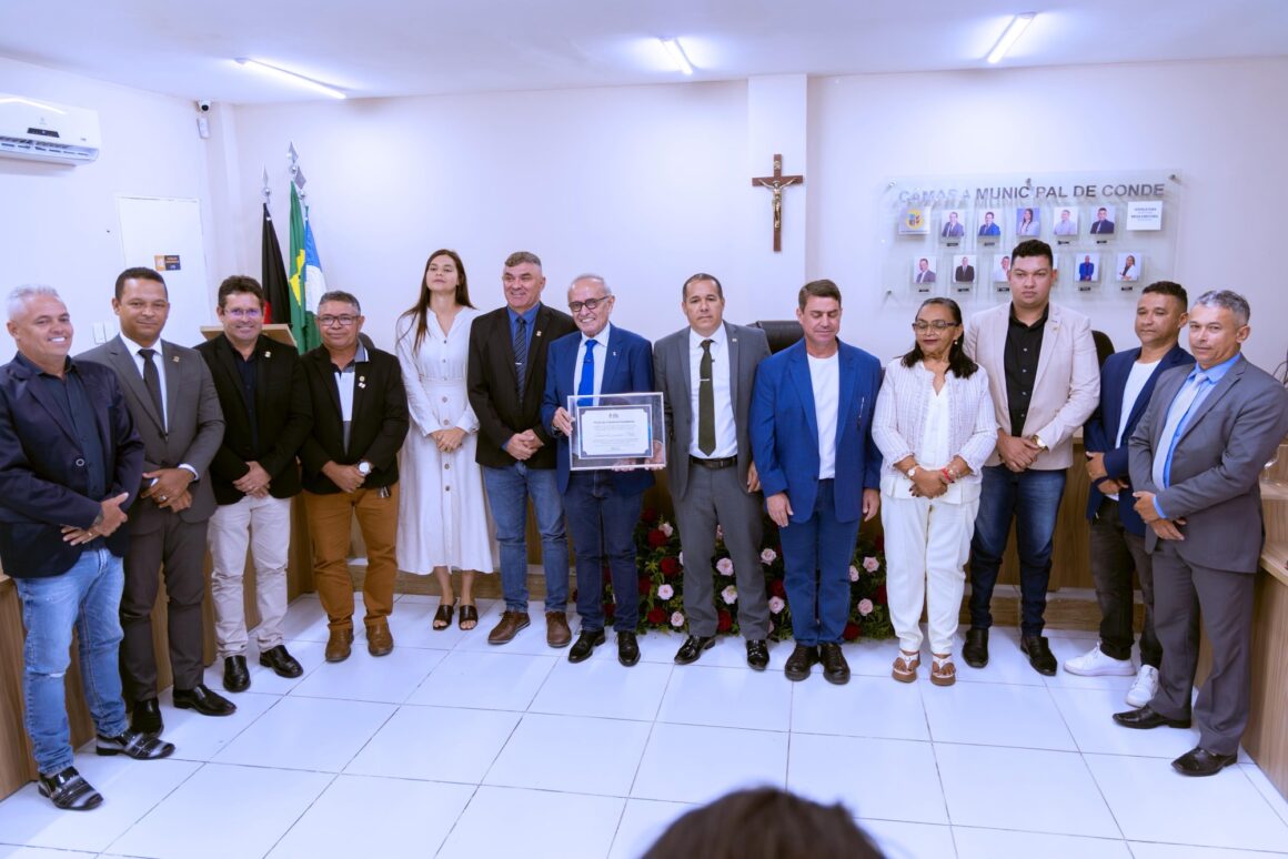 Por unanimidade, Cícero Lucena recebe título de Cidadão de Conde
