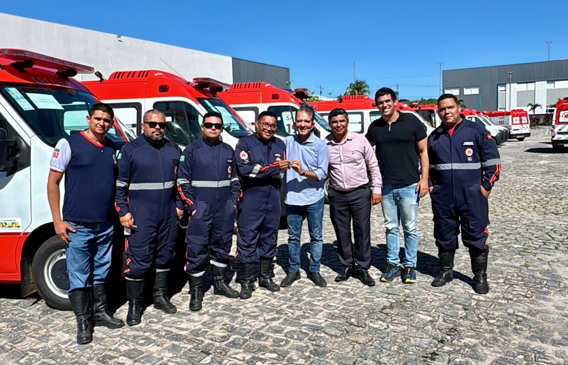 Nabor destaca envio de 38 ambulâncias para a Paraíba; Patos recebeu quatro unidades