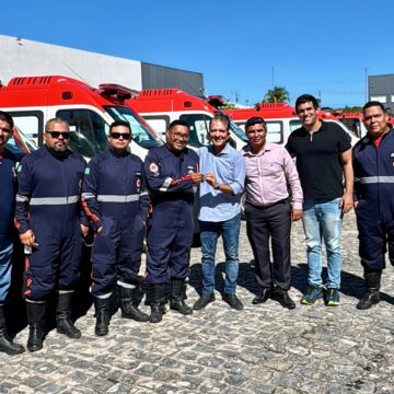 Nabor destaca envio de 38 ambulâncias para a Paraíba; Patos recebeu quatro unidades