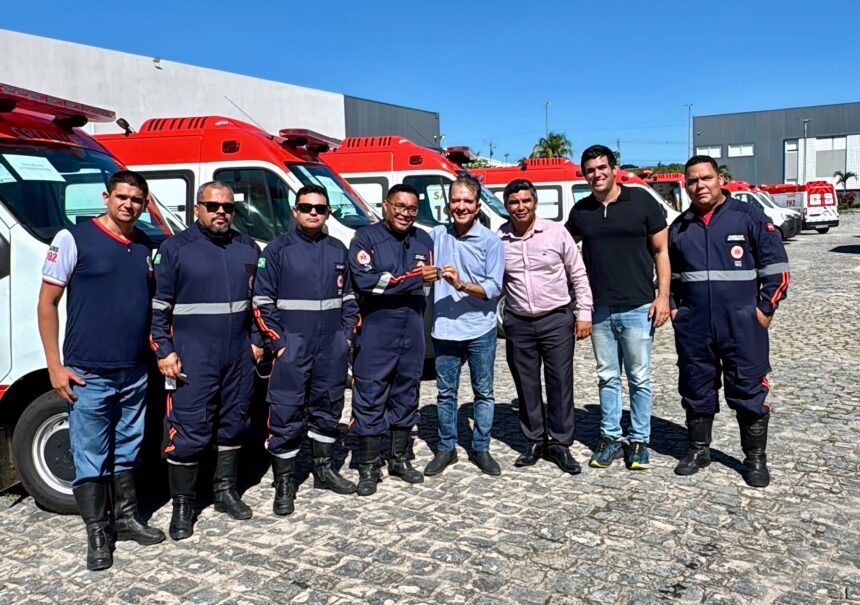 Nabor destaca envio de 38 ambulâncias para a Paraíba; Patos recebeu quatro unidades