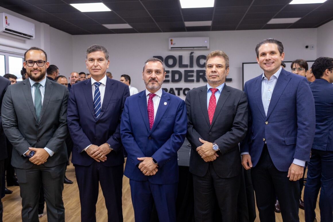 Hugo Motta destaca fortalecimento da segurança pública em entrega da sede da PF em Patos