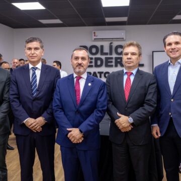 Hugo Motta destaca fortalecimento da segurança pública em entrega da sede da PF em Patos