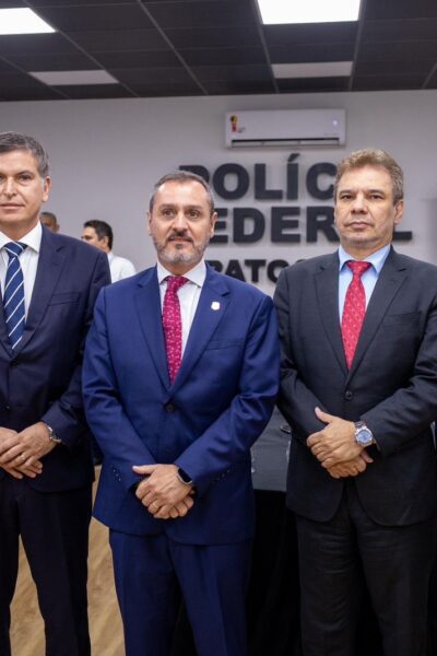 Hugo Motta destaca fortalecimento da segurança pública em entrega da sede da PF em Patos