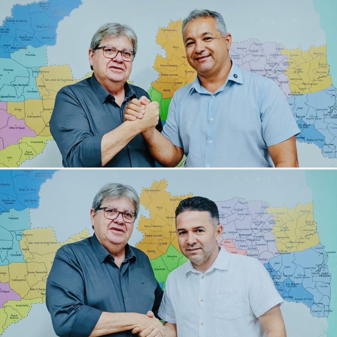 Prefeito de São Francisco e vice de Damião reforçam apoio ao nome de João Azevêdo para o Senado