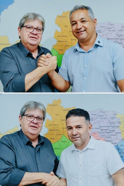 Prefeito de São Francisco e vice de Damião reforçam apoio ao nome de João Azevêdo para o Senado