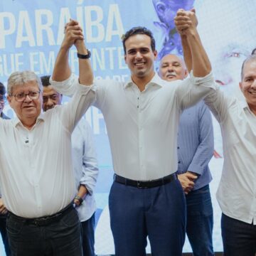 Em evento ao lado de João e Nabor, Lucas Ribeiro destaca unidade de chapa governista