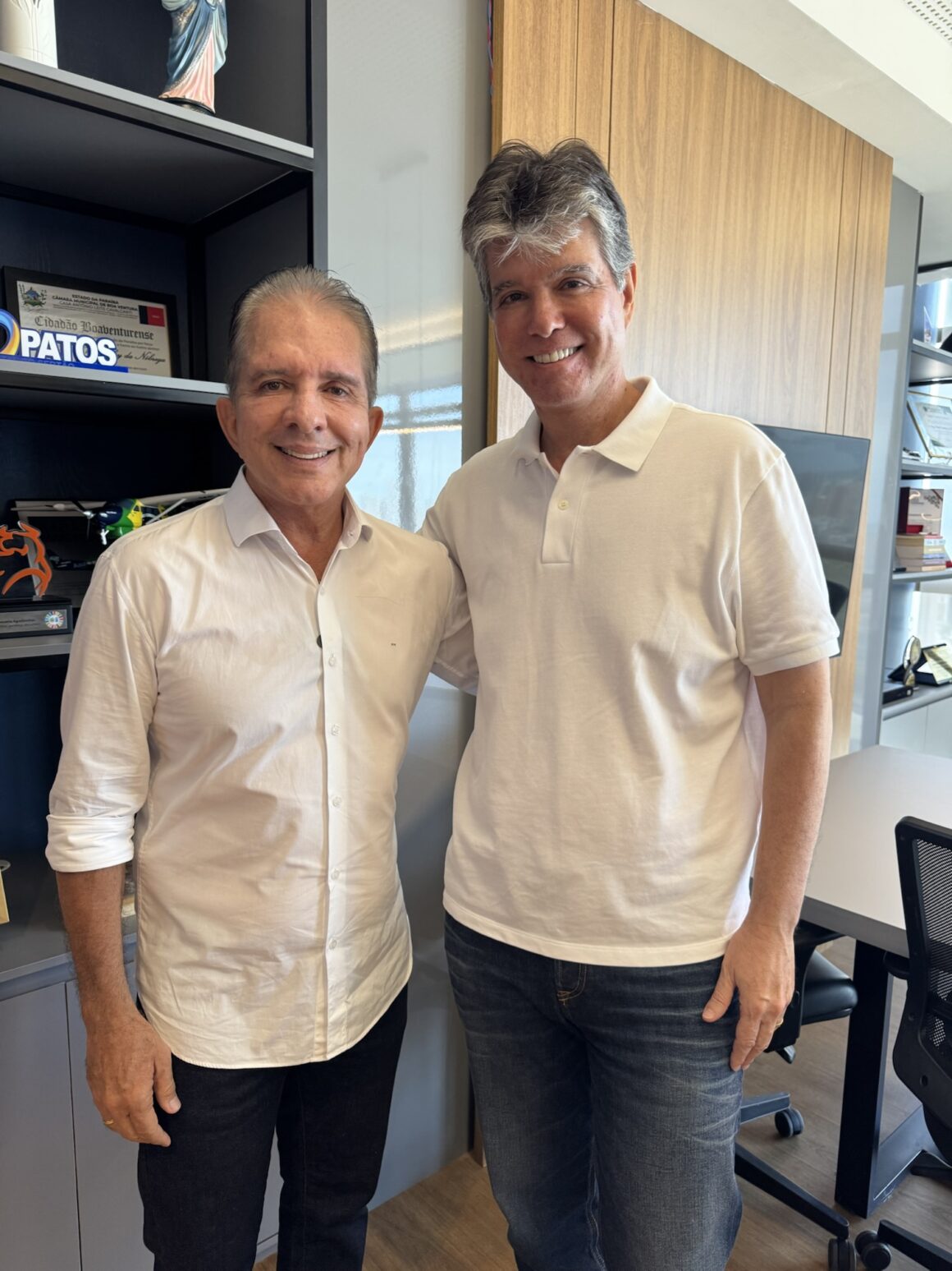 Ruy prestigia posse de Nabor e anuncia apoio à pré-candidatura do ex-prefeito ao Senado