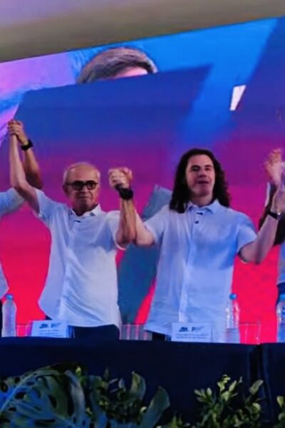 Em um ato cheio de apelos políticos, Cícero apresenta “neto de Ronaldo” para vice