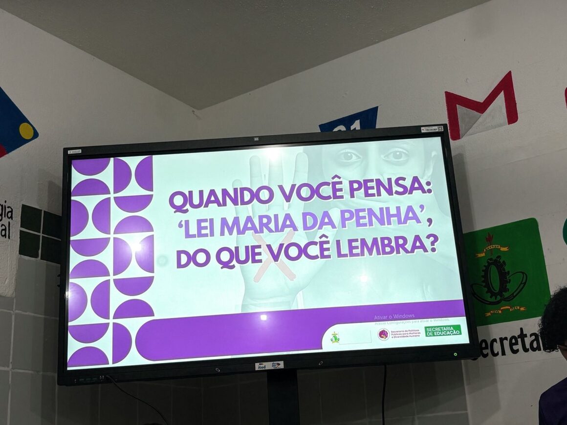 Bayeux inicia etapa 2026 do Programa Maria da Penha nas escolas da rede municipal