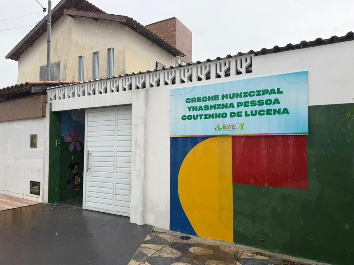 Prefeitura de Bayeux aciona MPPB e Creche Yhasmina Pessoa será reaberta nesta quinta-feira