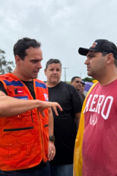 Estragos das chuvas: Lucas Ribeiro coordena ações nos municípios do Vale do Paraíba