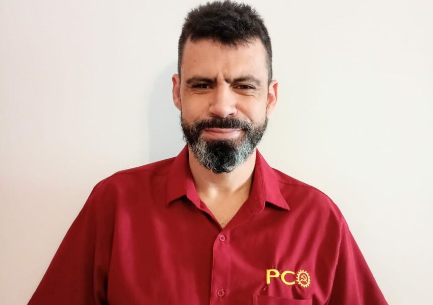 img_1053 Camilo Duarte, do PCO, se lança na disputa pelo Governo da Paraíba; partido precisa referendar