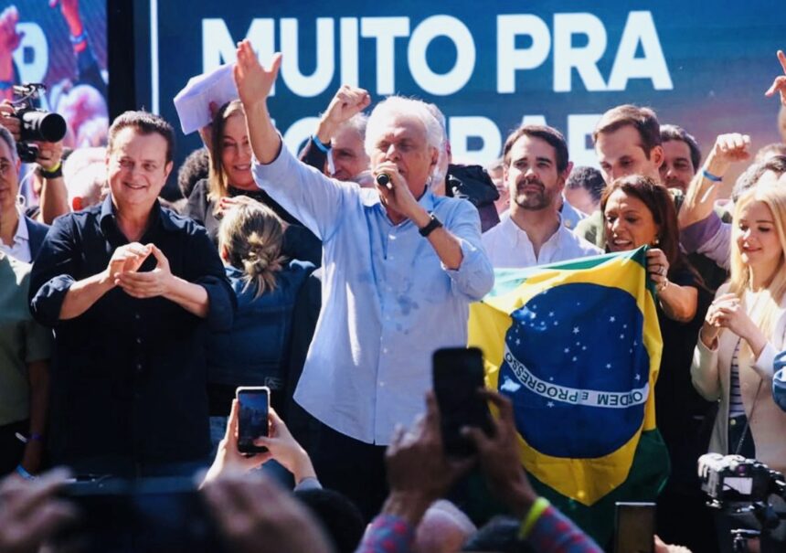 Com Kassab na vice, PSD oficializa Ronaldo Caiado para a disputa presidencial