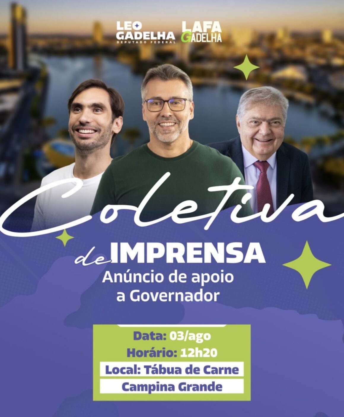 Screenshot Grupo Gadelha coloca cartas na mesa em coletiva na próxima segunda-feira