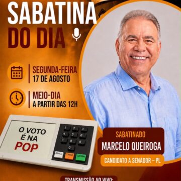 Rádio POP inicia série de sabatinas com candidatos ao Senado nesta segunda-feira
