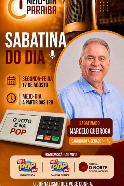 12986b1a-f11b-4fd2-8469-a35c9b71aa28 Rádio POP inicia série de sabatinas com candidatos ao Senado nesta segunda-feira