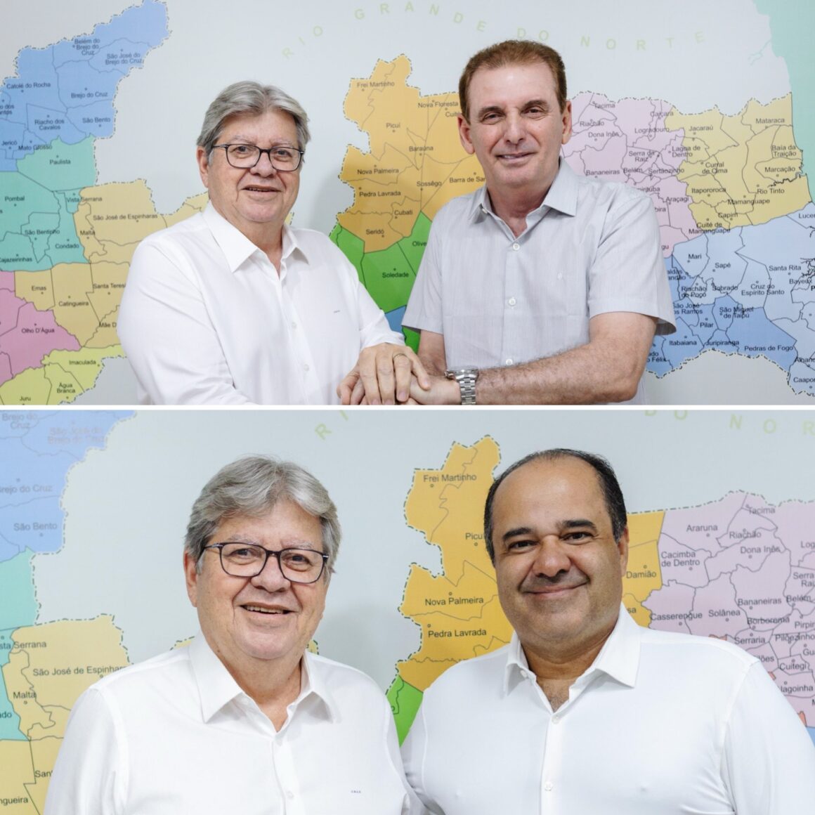 13108b23-963f-4e64-ae5e-ea3e6bb3914f João Azevêdo anuncia Chico Mendes e Roberto Franca como suplentes ao Senado