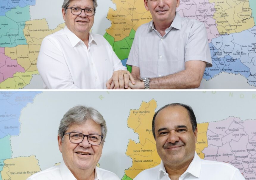 13108b23-963f-4e64-ae5e-ea3e6bb3914f João Azevêdo anuncia Chico Mendes e Roberto Franca como suplentes ao Senado