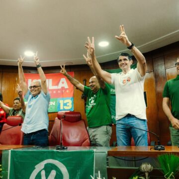 28cec02f-f960-4b47-9fbd-0e976550a636 PV diverge do PT e PCdoB e oficializa apoio a Cícero; decisão final ficará para a federação