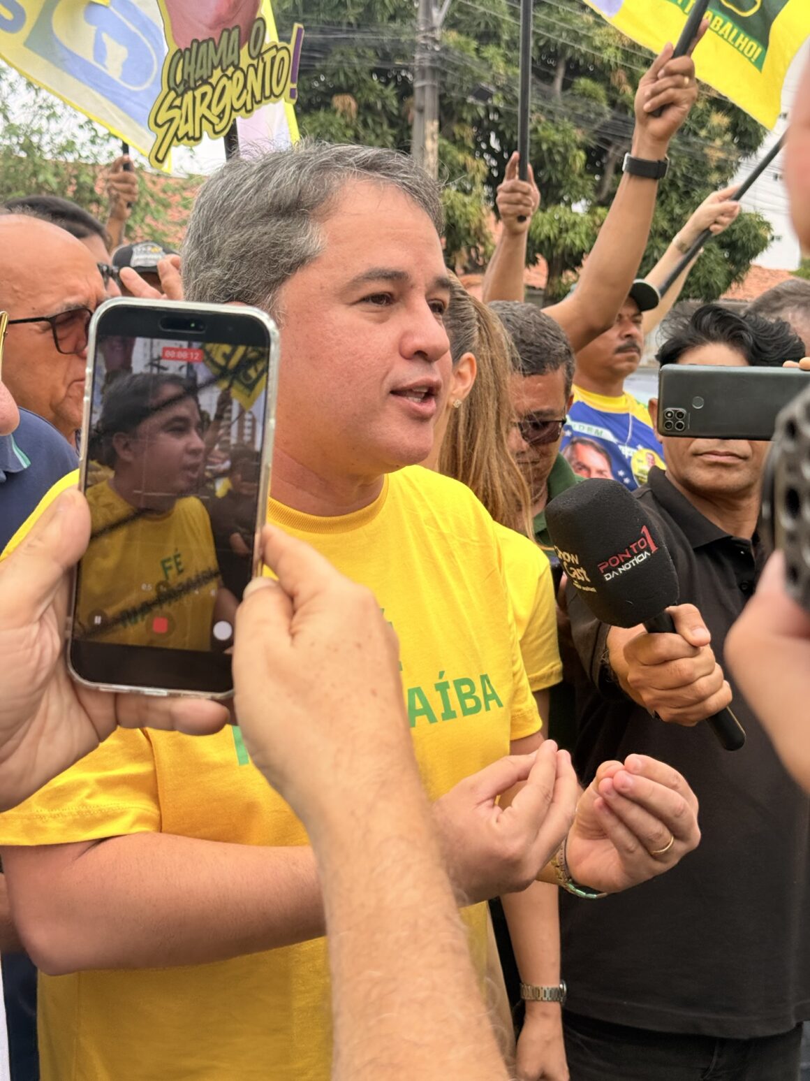 Na chegada à convenção, Efraim Filho diz que chapa terá apenas um nome ao Senado