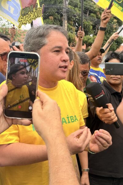 img_1352 Na chegada à convenção, Efraim Filho diz que chapa terá apenas um nome ao Senado