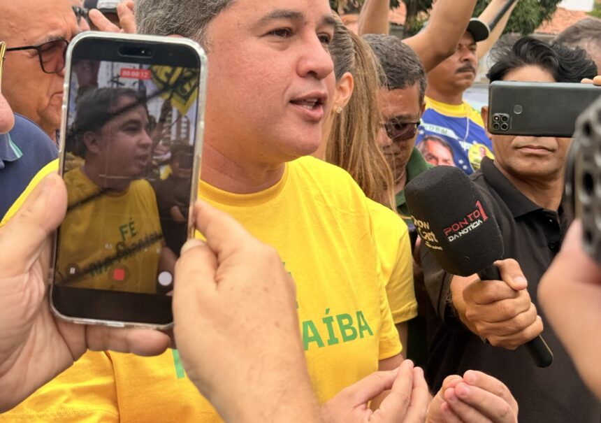 img_1352 Na chegada à convenção, Efraim Filho diz que chapa terá apenas um nome ao Senado
