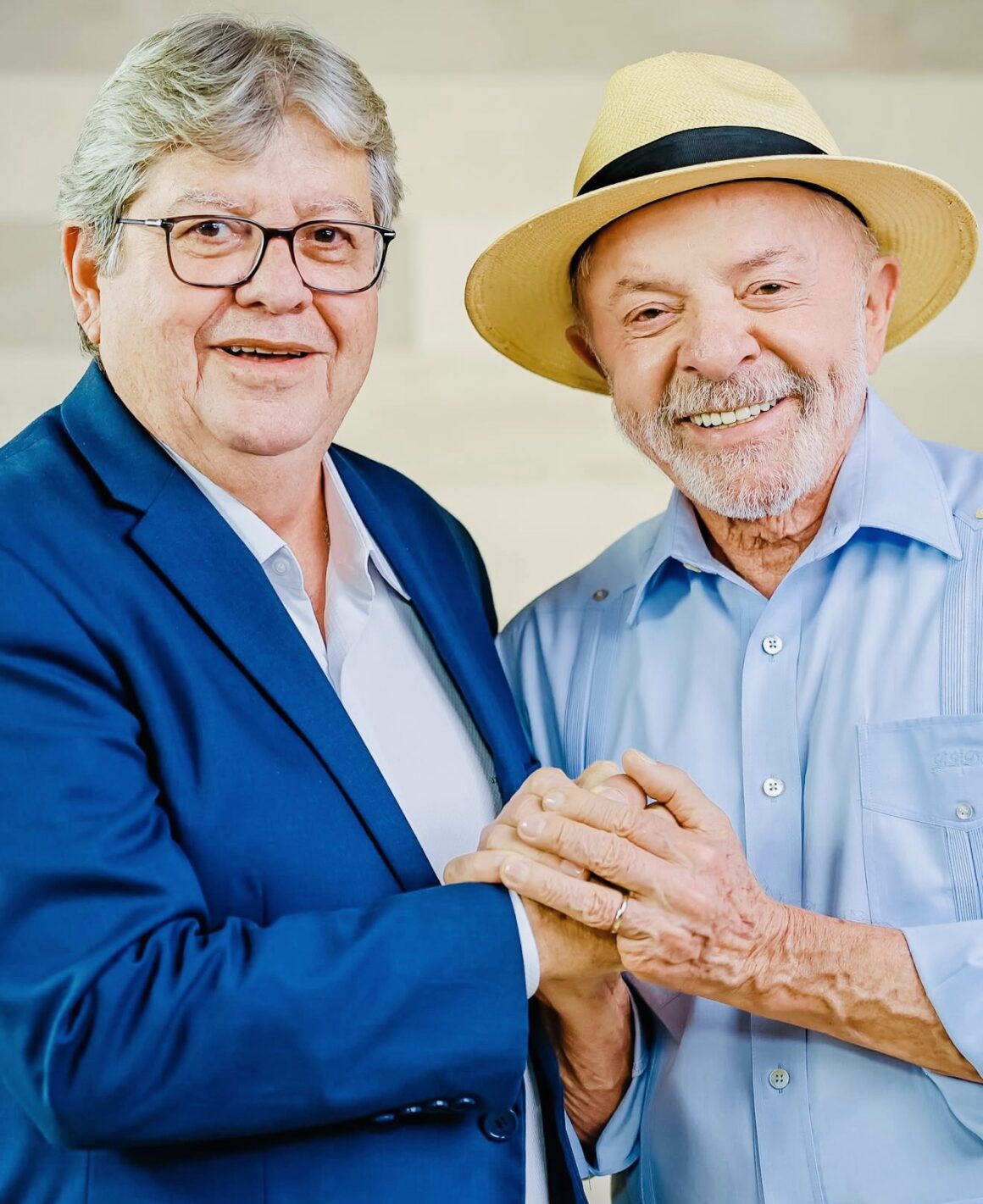 Screenshot Em dia de anúncio de Leo, João aparece ao lado do presidente Lula