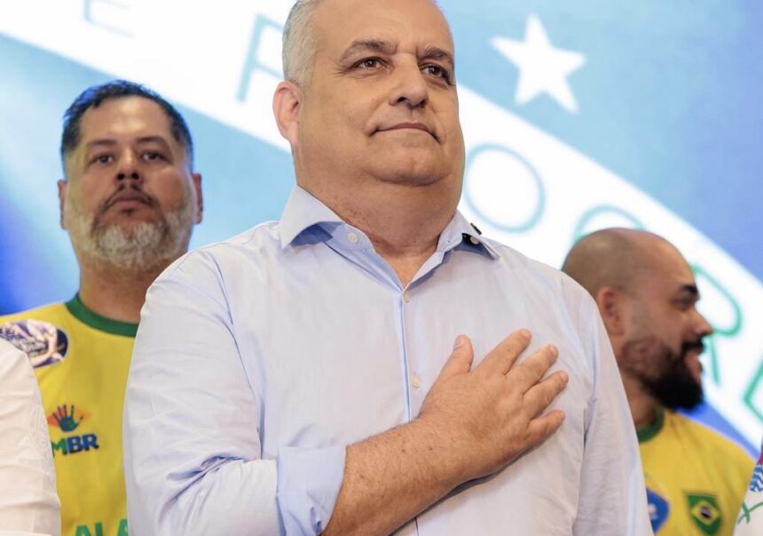 Screenshot Candidato a vice de Flávio cumpre agenda ao lado de Efraim e Cabo Gilberto, neste sábado