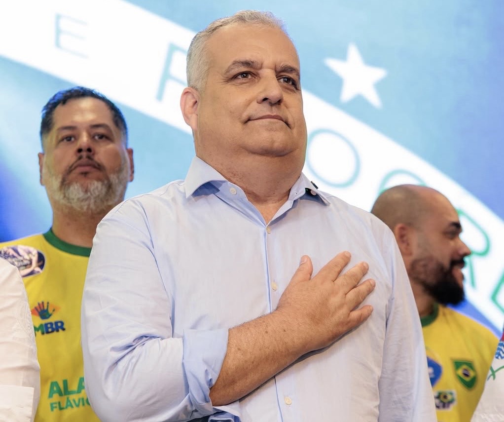 Screenshot Candidato a vice de Flávio cumpre agenda ao lado de Efraim e Cabo Gilberto, neste sábado